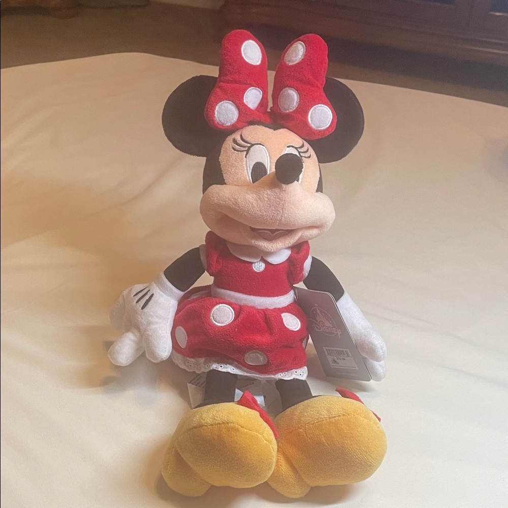Disney Minnie Mouse Plush - Red, White, and Yellow